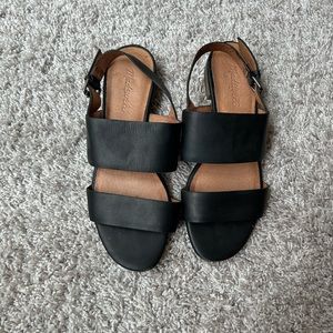 Madewell black sandals. Size 7.5